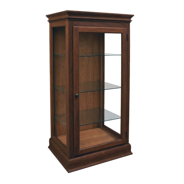 Legacy Solid Wood Display Cabinet | Handcrafted Hardwood Showcase 00-05