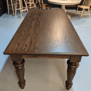 Malayer solid wood dining table 06