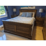 Manhattan Solid Wood Bed | Custom Canadian Wood Bed 02-00