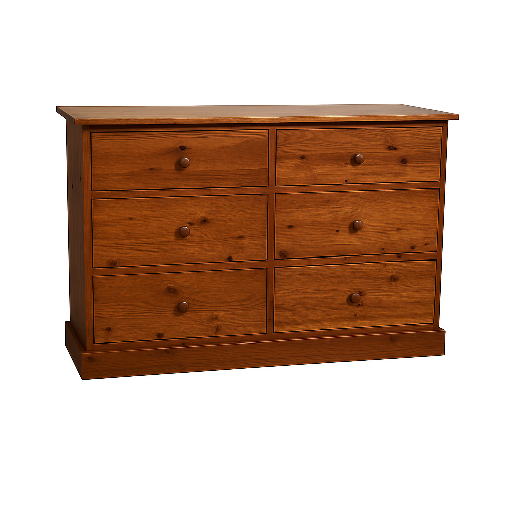 Marco Solid Wood Dresser With Mirror | Handcrafted 8-Drawer Dresser 00-05
