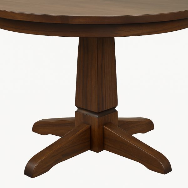 Marco Solid Wood Round Dining Table | Custom Handmade Table 00-01