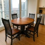 Marco Solid Wood Round Dining Table | Custom Handmade Table 01-01