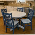 Marco Solid Wood Round Dining Table | Custom Handmade Extendable Table 02-01