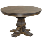 Mediterranean Solid Wood Dining Table | Custom Round Table 00-01