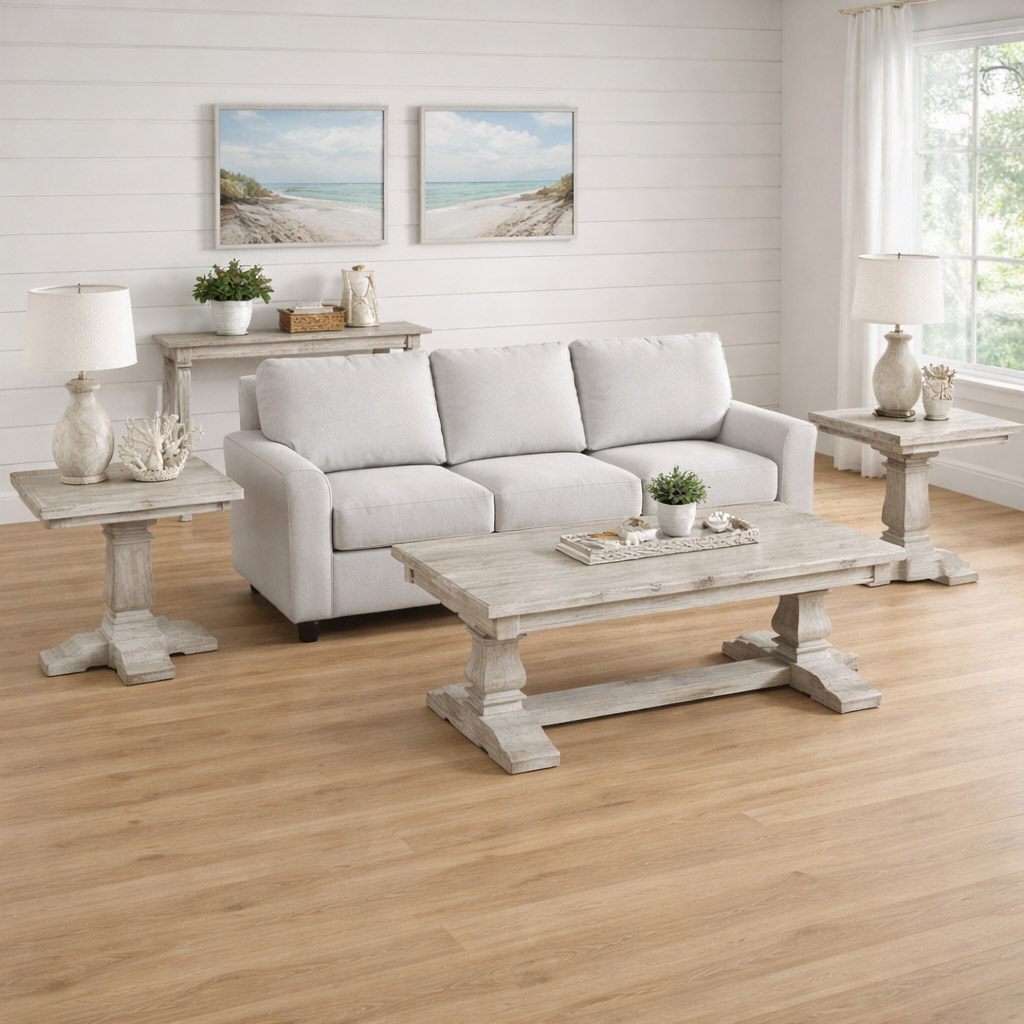 Mediterranean Solid Wood Living Table 00-00