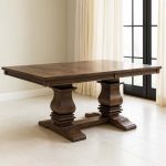 Mediterranean Solid Wood Dining Table 01-01