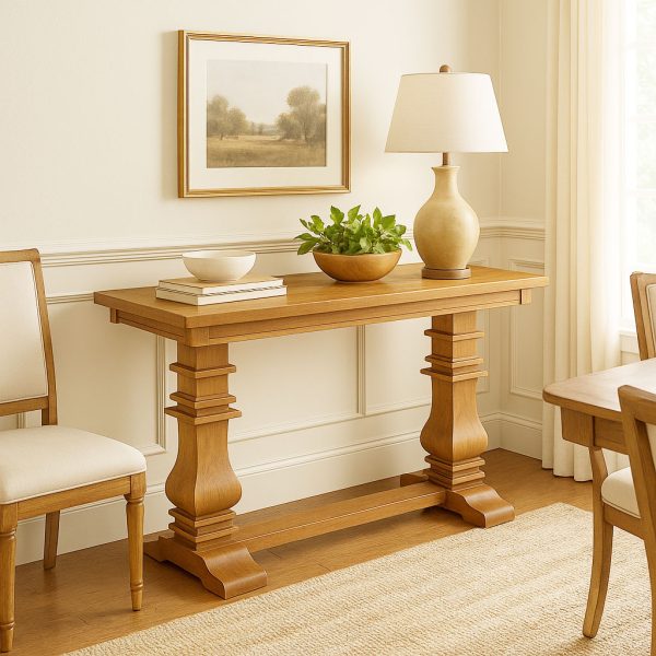 Mediterranean Solid Wood Server | Custom Classic Sideboard 01-01