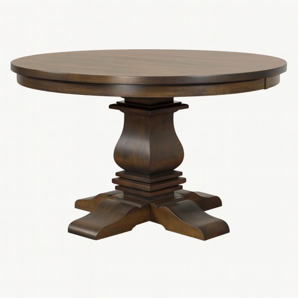 Mediterranean Solid Wood Dining Table | Custom Round Table 01-01