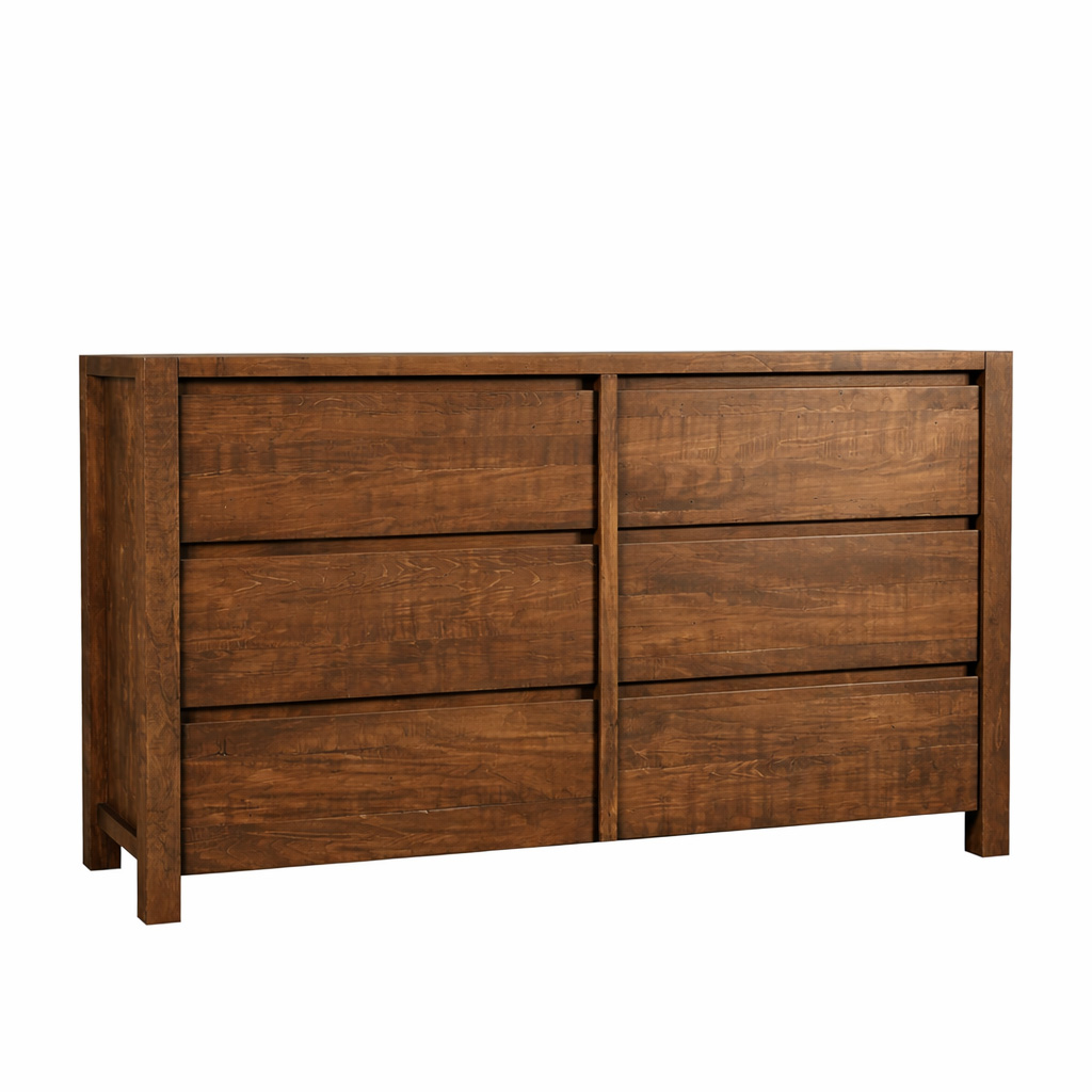 Meta Solid Wood Dresser | Handcrafted Custom Bedroom Storage 0-01