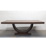 Metro Solid Wood Dining Table | Custom Modern Dining Table 01-07