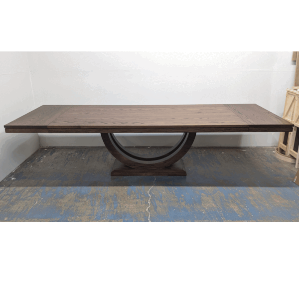 Metro Solid Wood Dining Table | Custom Modern Dining Table 01-05
