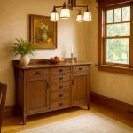 Mission Solid Wood Sideboard | Handcrafted Custom Mission Sideboard 01-02