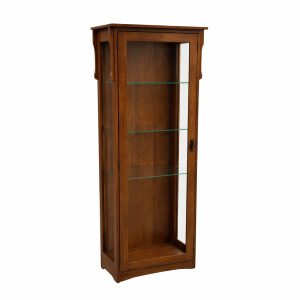 Mission Solid Wood Curio | Handcrafted Display Cabinet 00-00