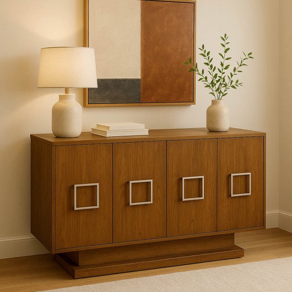 Modern Solid Wood Buffet | Handcrafted Custom Sideboard 00-04