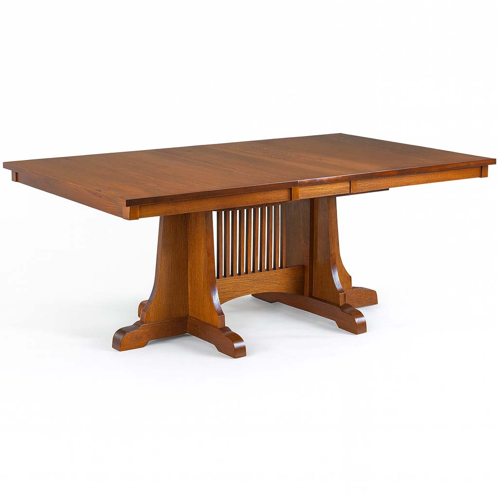 Morris Solid Wood Dining Table – handcrafted extendable dining table