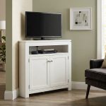 Newport Solid Wood Corner TV Unit | Hardwood Media Cabinet 01-02