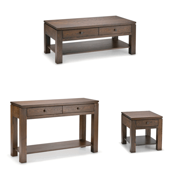 Newport Solid Wood Modern Living Room Tables 00-01