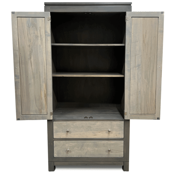 Solid Wood Newport Armoire Or Wardrobe 01-02