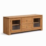 Newport Modern TV Table | Solid Wood Entertainment Media Console 00-00