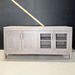 Newport Modern TV Table | Solid Wood Entertainment Media Console 02-03