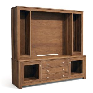Newport Solid Wood TV Wall Unit | Handcrafted Media Center 00-00