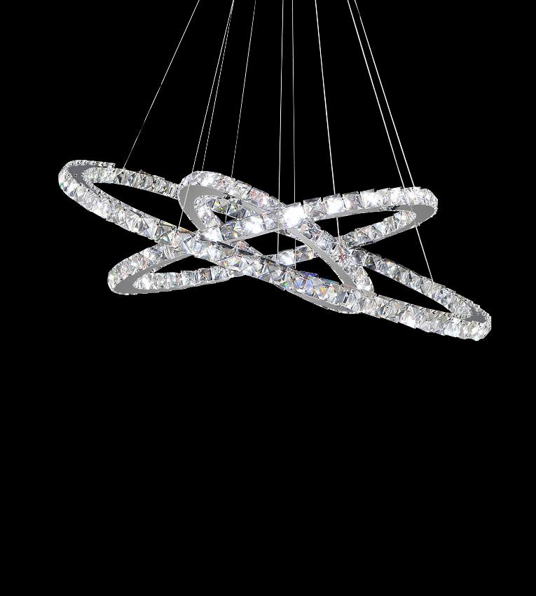 Ring LED chandelier-light