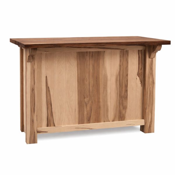 Rustic Solid Wood Kitchen Island | Handmade Bar Island 00-02
