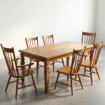 Rustic Farmhouse Solid Wood dining set 00-00
