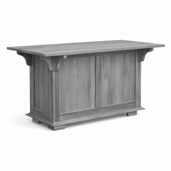Simplicity Solid Wood Bar Island | Custom Kitchen Island 00-01