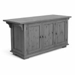 Simplicity Solid Wood Bar Island | Custom Kitchen Island 00-02