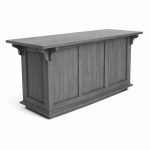 Simplicity Solid Wood Bar Island | Custom Kitchen Island 00-03