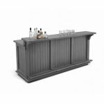 Simplicity Solid Wood Bar Island | Custom Kitchen Island 00-05