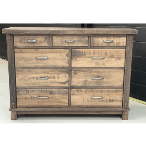 Rustic solid wood dresser-0