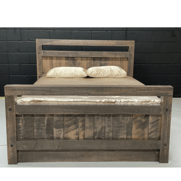 solid wood-Timber Storage Bed-02
