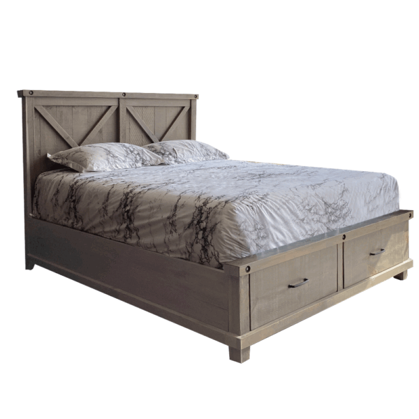 Truss Rustic Storage Bed-01