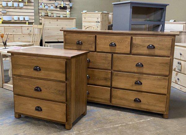 Brown Maple Marco Dresser-4 Marco Bedroom Case - Image 9