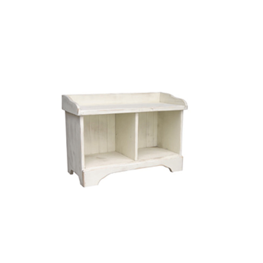 Cubby Handcrafted Solid Wood Bench-02