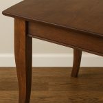 French Curve Solid Wood Dining Table - Solid Wood Leg Table 01-03
