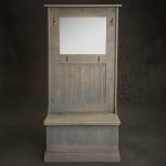 Hallway Solid Wood Bench | Vintage Entryway Storage Bench 02-02