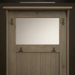 Hallway Solid Wood Bench | Vintage Entryway Storage Bench 02-04