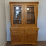 Madrid Solid Wood Sideboard and Hutch | Custom Classic Buffet & Hutch 01-01