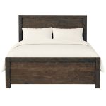 Meta Rough Cut Solid Wood Bed 00-01