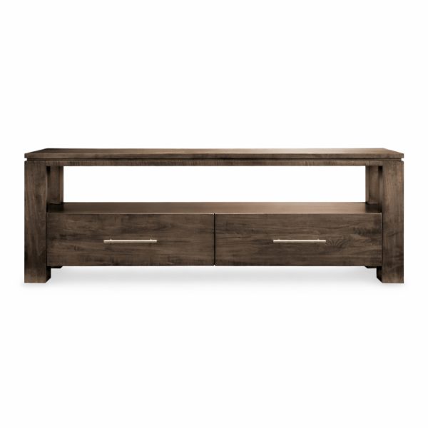 Metro Solid Wood Tv Stand | Modern Hardwood Media Console 00-01