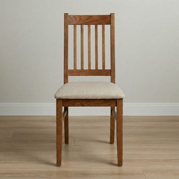 Mini Mission Solid Wood Chair | Compact Solid Wood Dining Chair 00-05