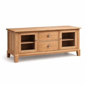 Phillipe Solid Wood TV Stand | Handcrafted Hardwood Media Console 00-00