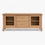 Phillipe Solid Wood TV Stand | Handcrafted Hardwood Media Console 00-01