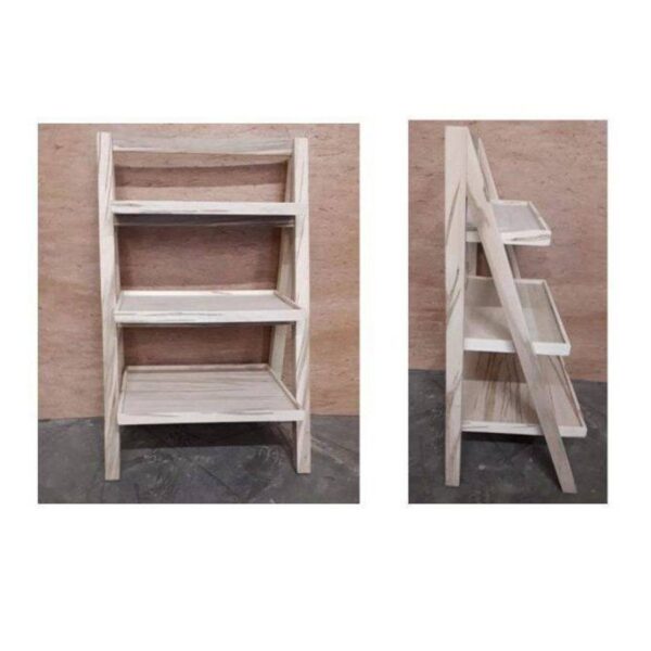 Solid-Wood-Handcrafted-Ladder-Bookcase-02 Ladder Bookcase - Image 4