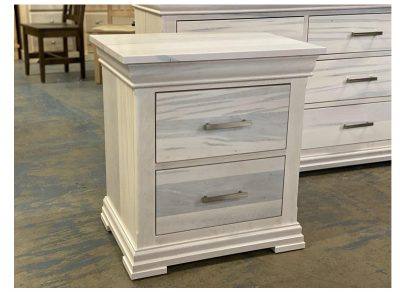 Manhattan Solid Wood Nightstand | Custom Classic Nightstand 04-01