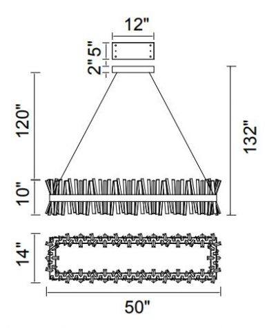 Faye LED Island Light(1086P50) - Image 2