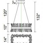 Faye LED Chandelier(1086P26) - Image 2